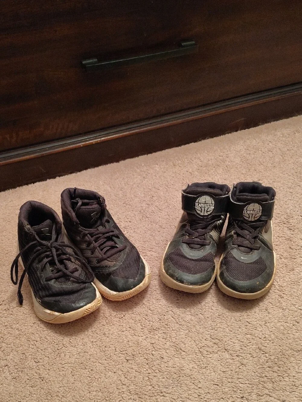 Kids Nike And UA Shoes
